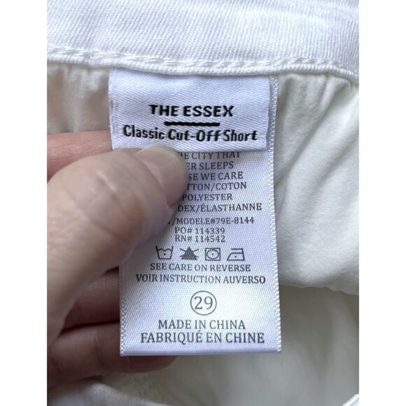 NWT Blank NYC The Essex Great White Classic Cut Off Short, Size 29 - Picture 13 of 16